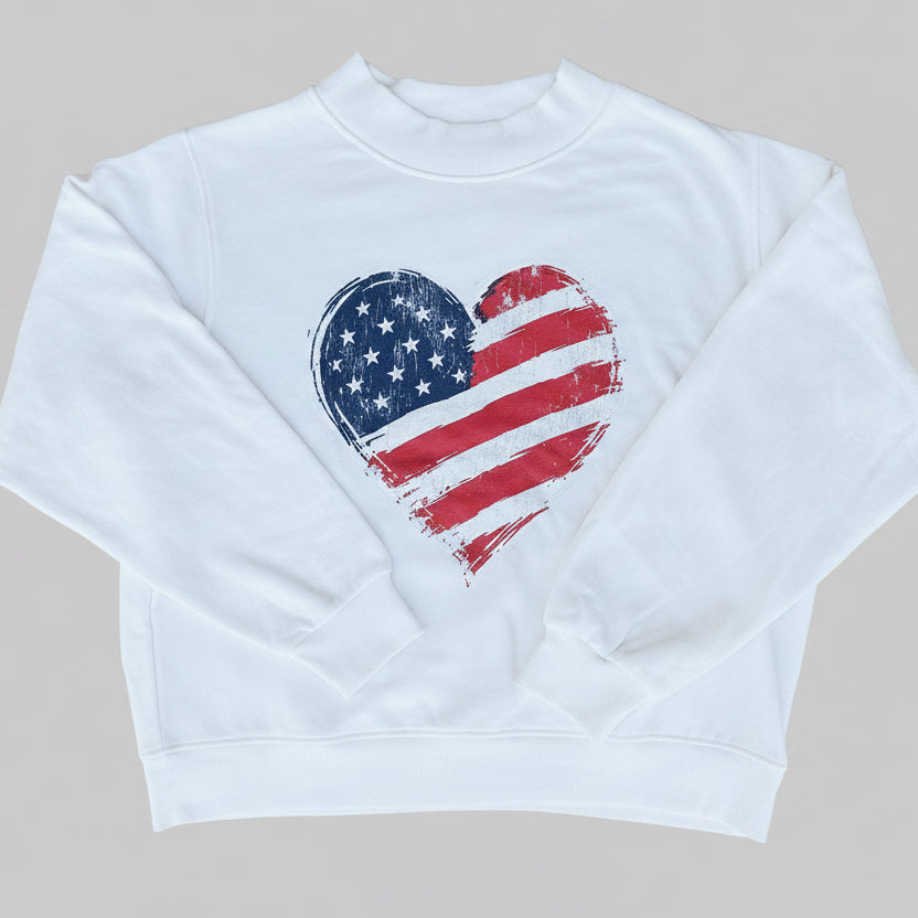 American Heart Mockneck Sweater