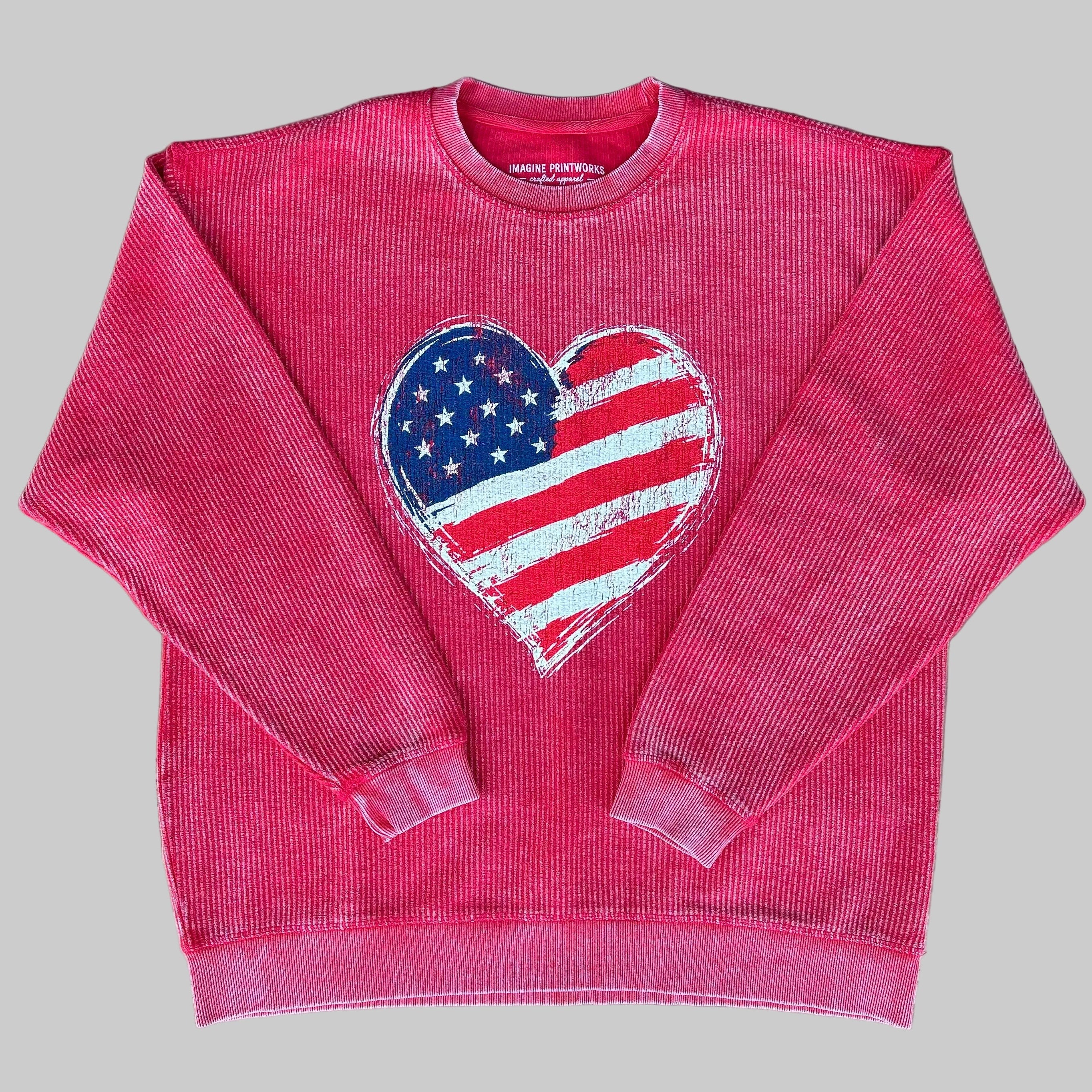 American Heart CozyCord Crewneck