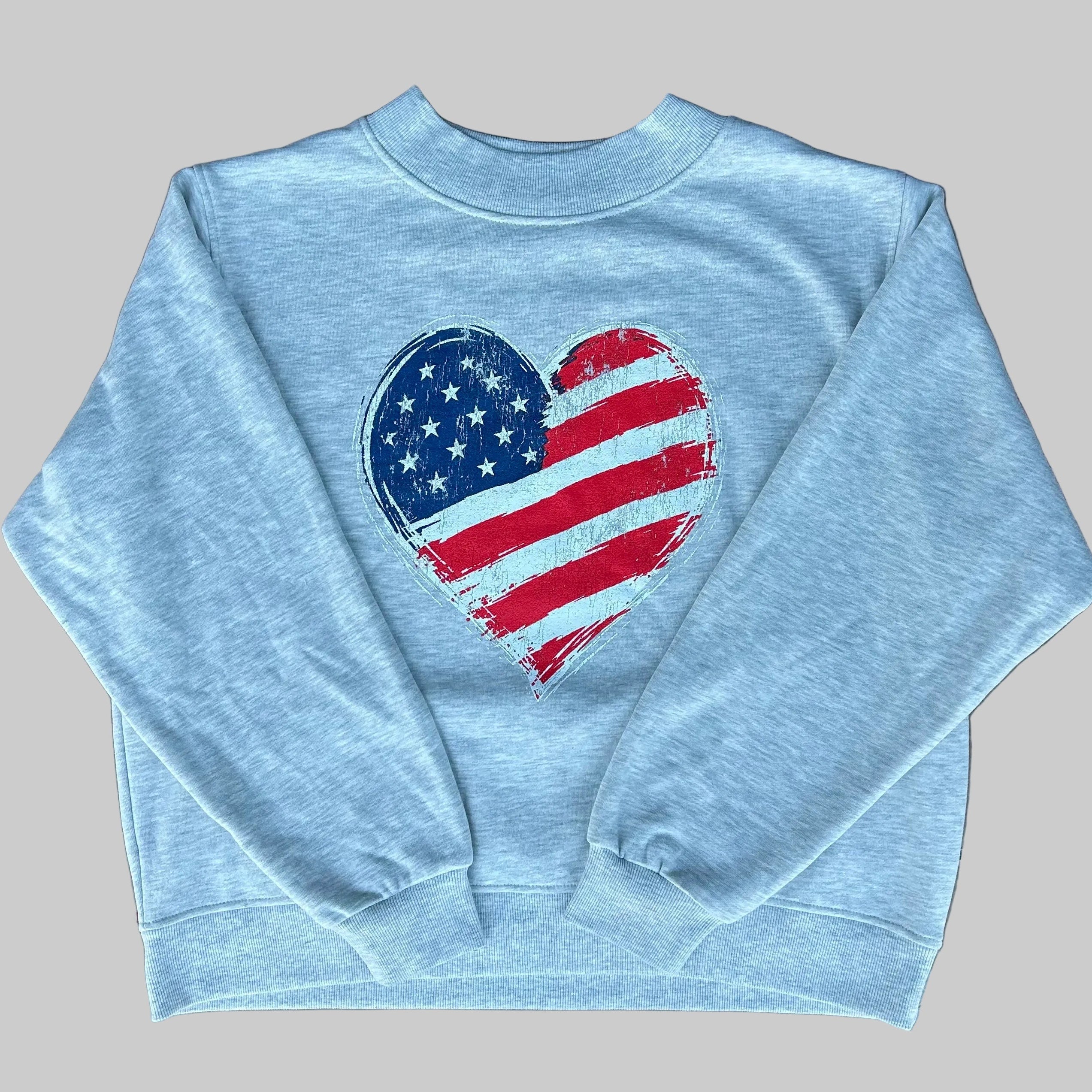 American Heart Mockneck Sweater