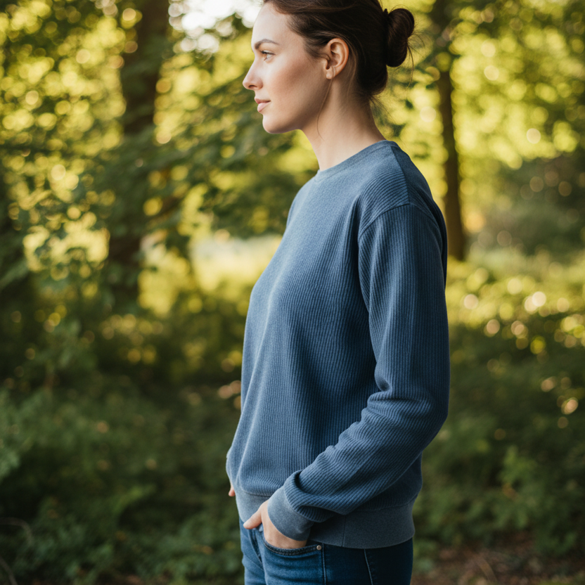Faded CozyCord Crewneck