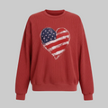 American Heart CozyCord Crewneck Sweater