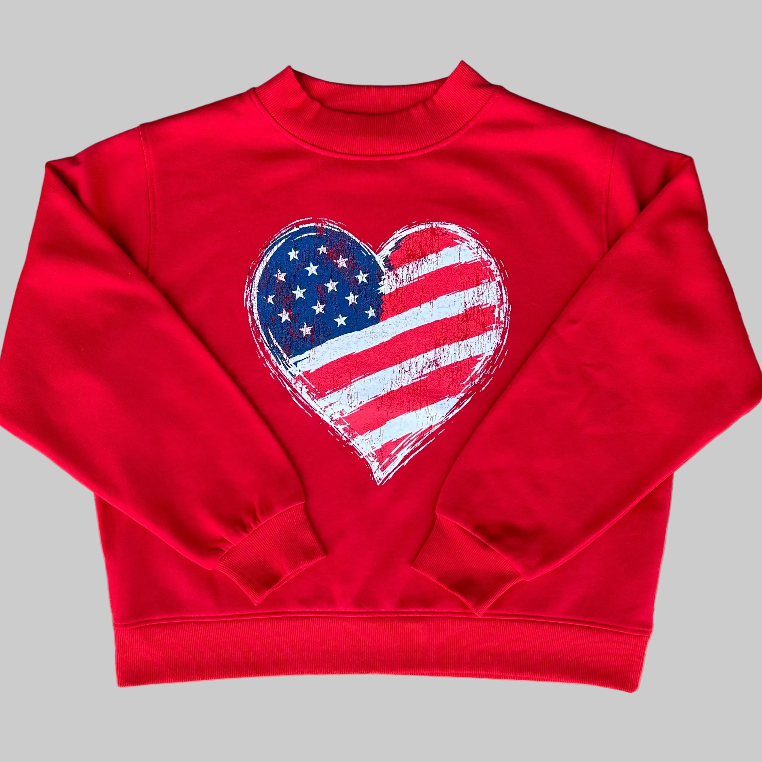 American Heart Mockneck Sweater
