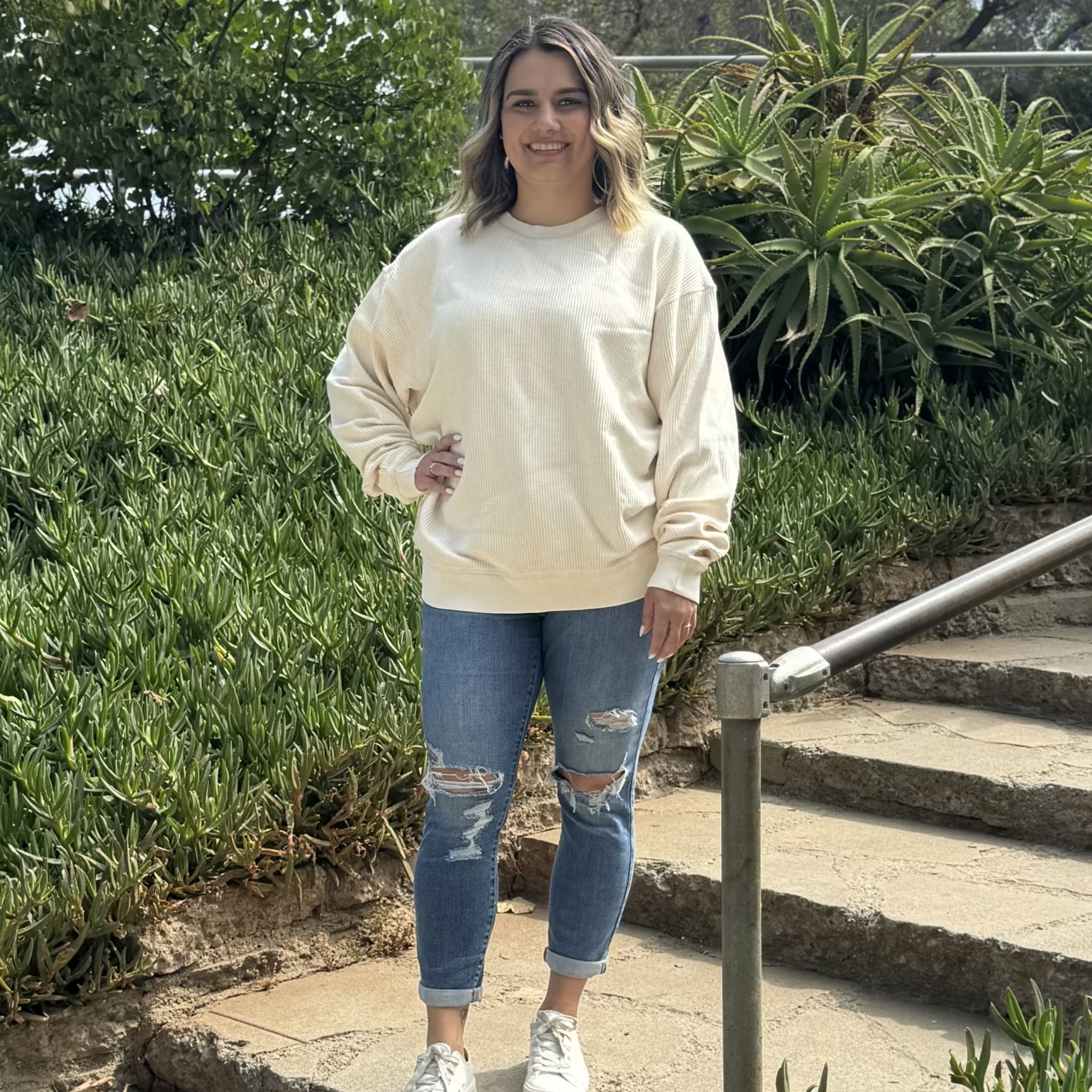 Faded CozyCord Crewneck