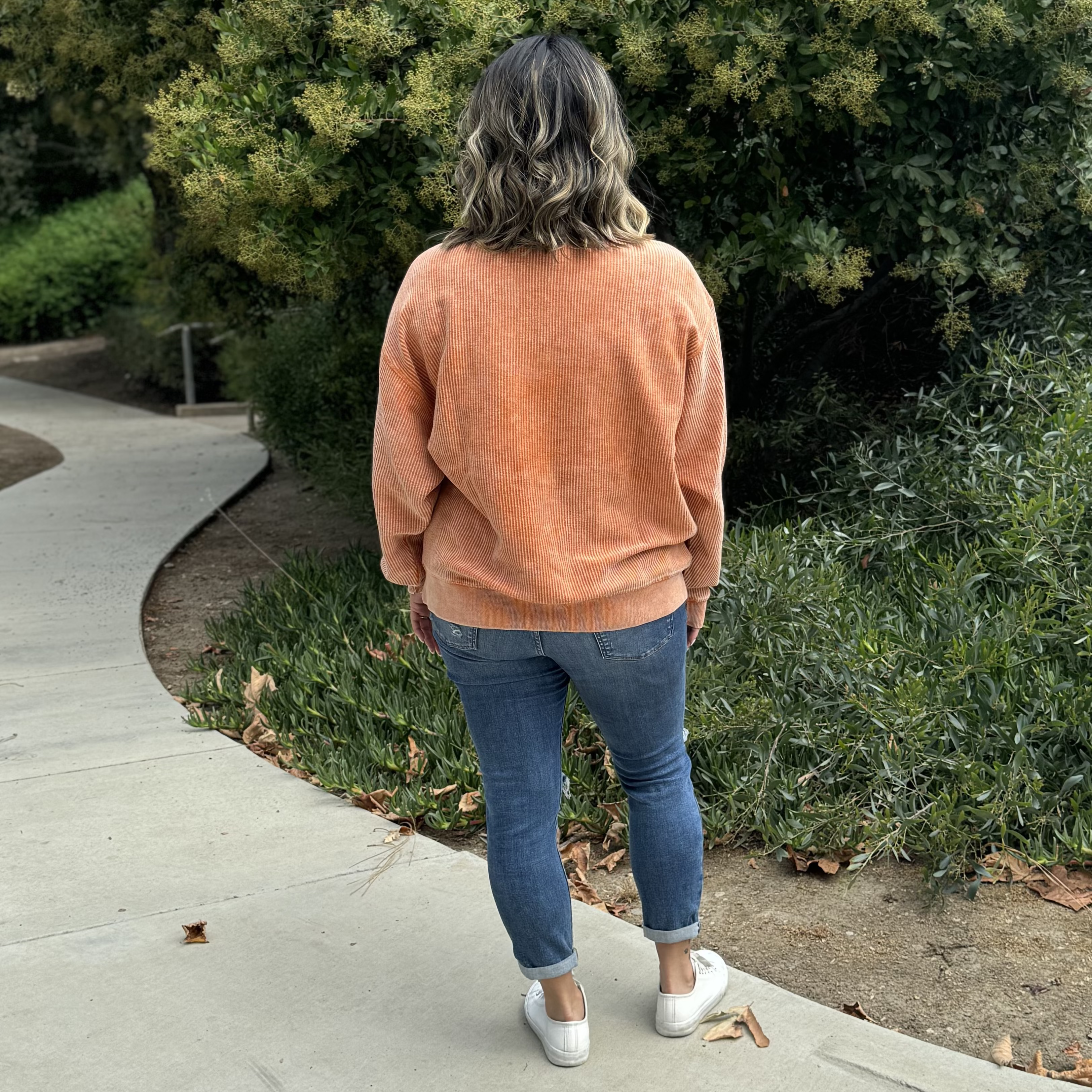 Faded CozyCord Crewneck