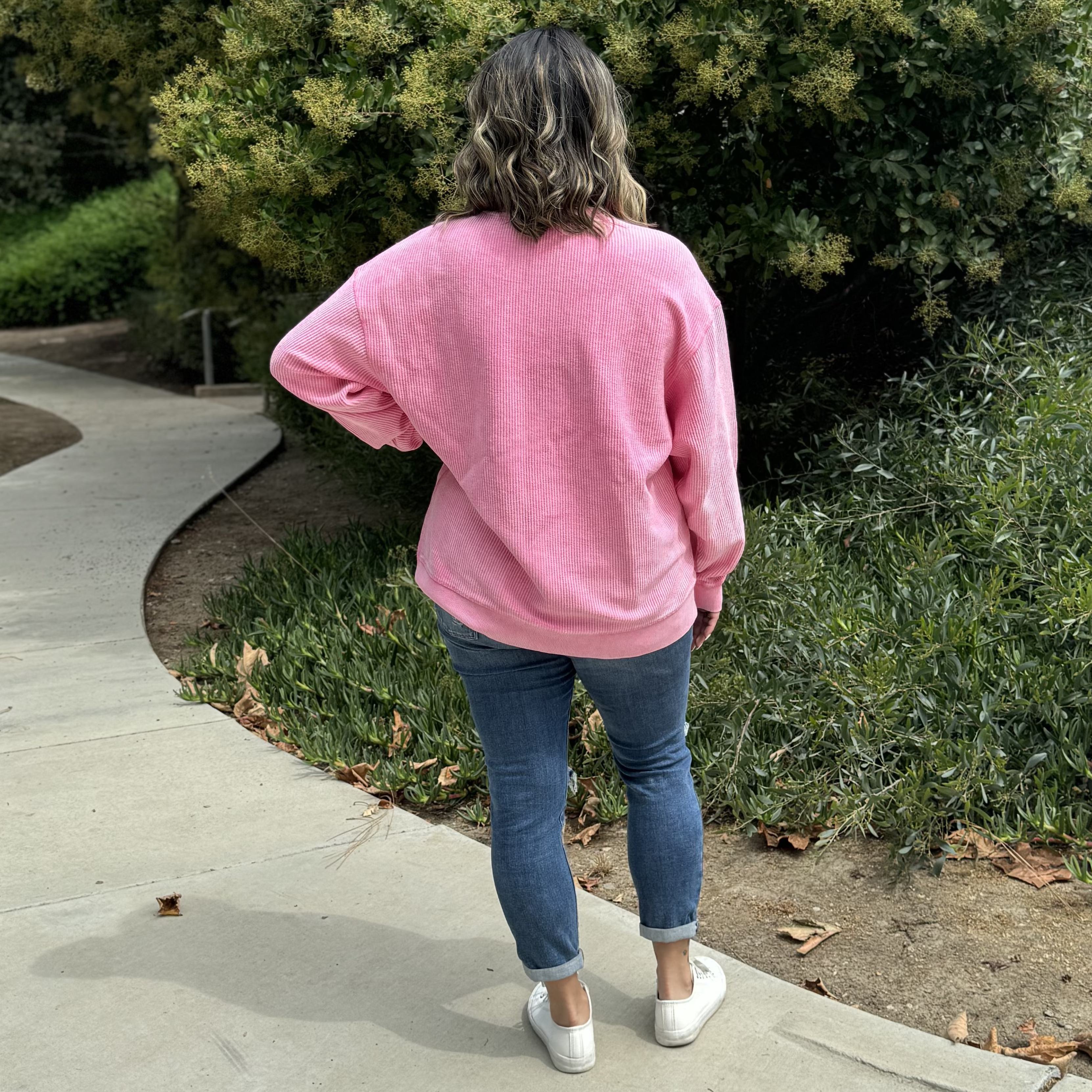 Faded CozyCord Crewneck