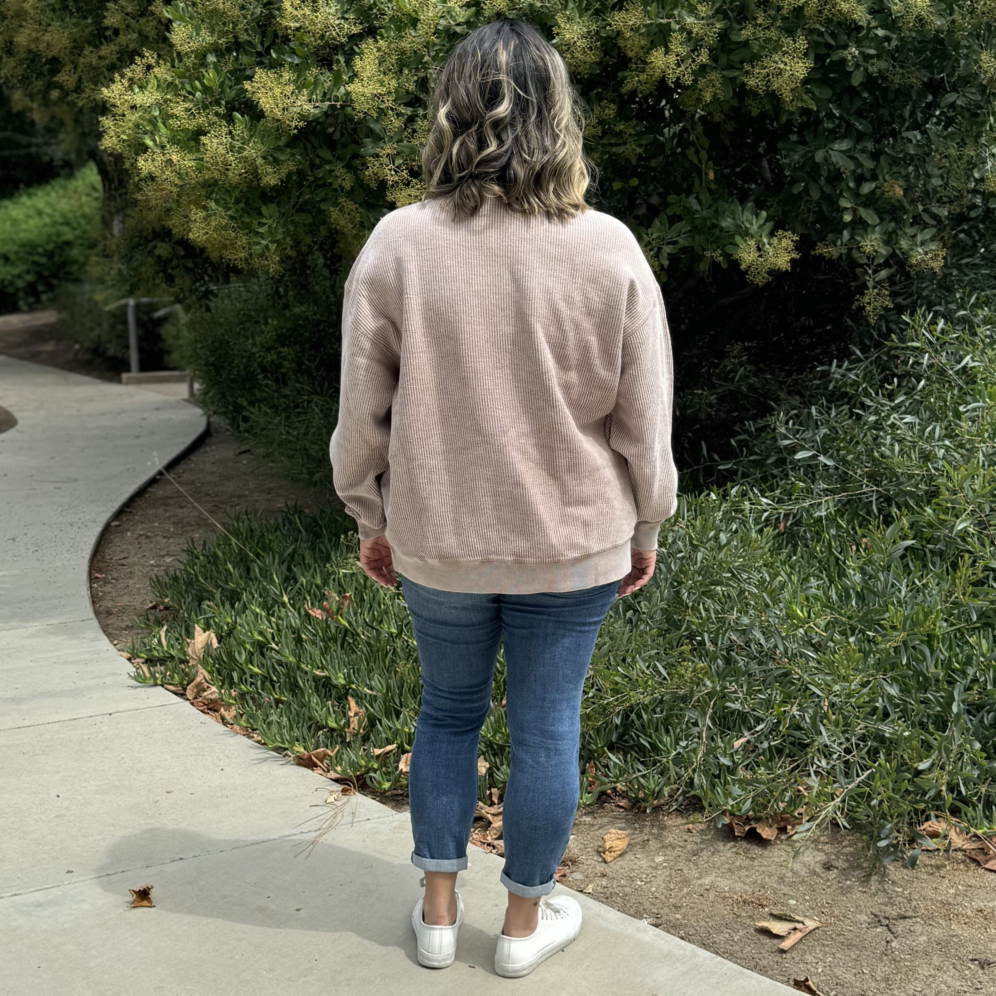 Faded CozyCord Crewneck