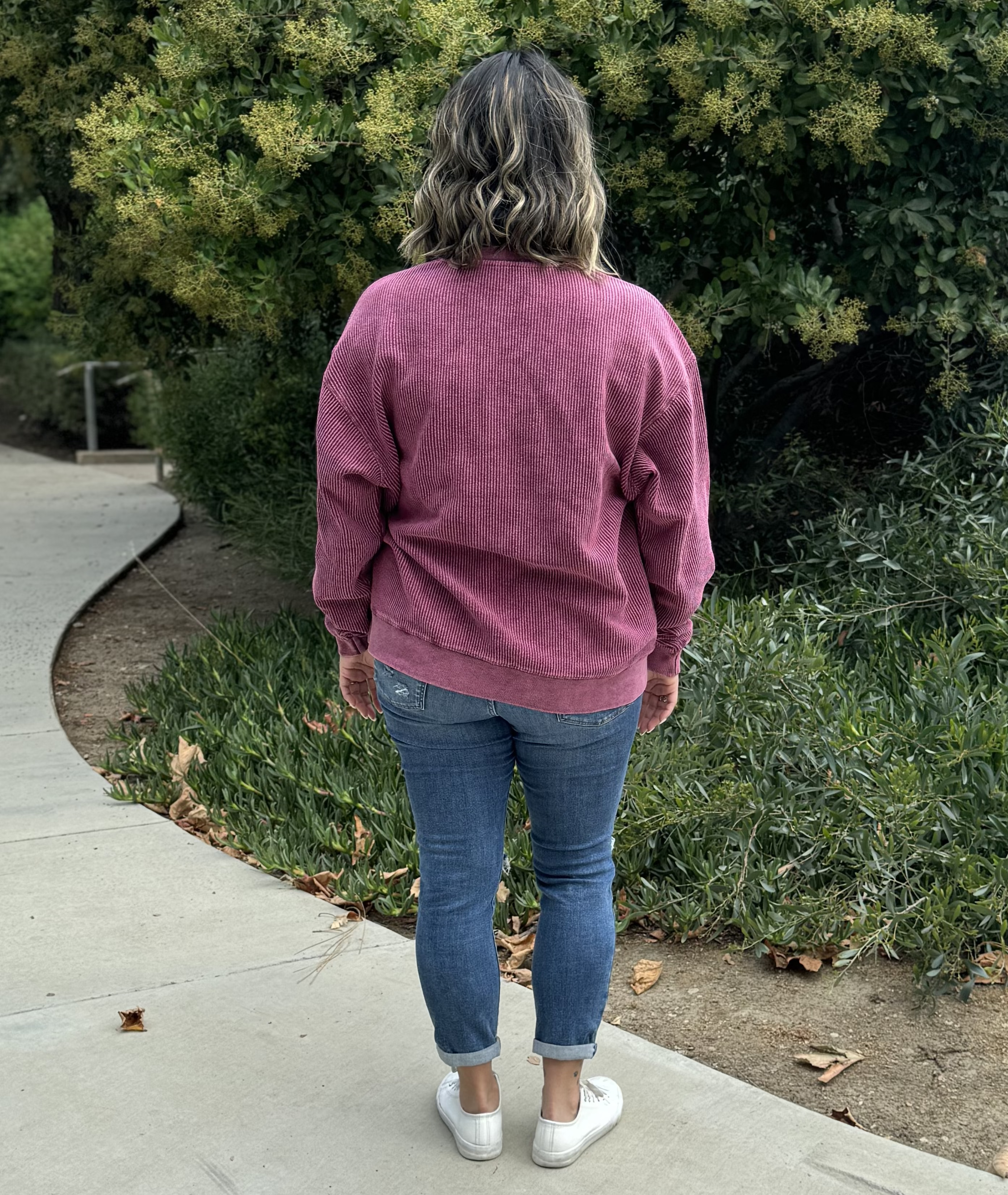 Faded CozyCord Crewneck