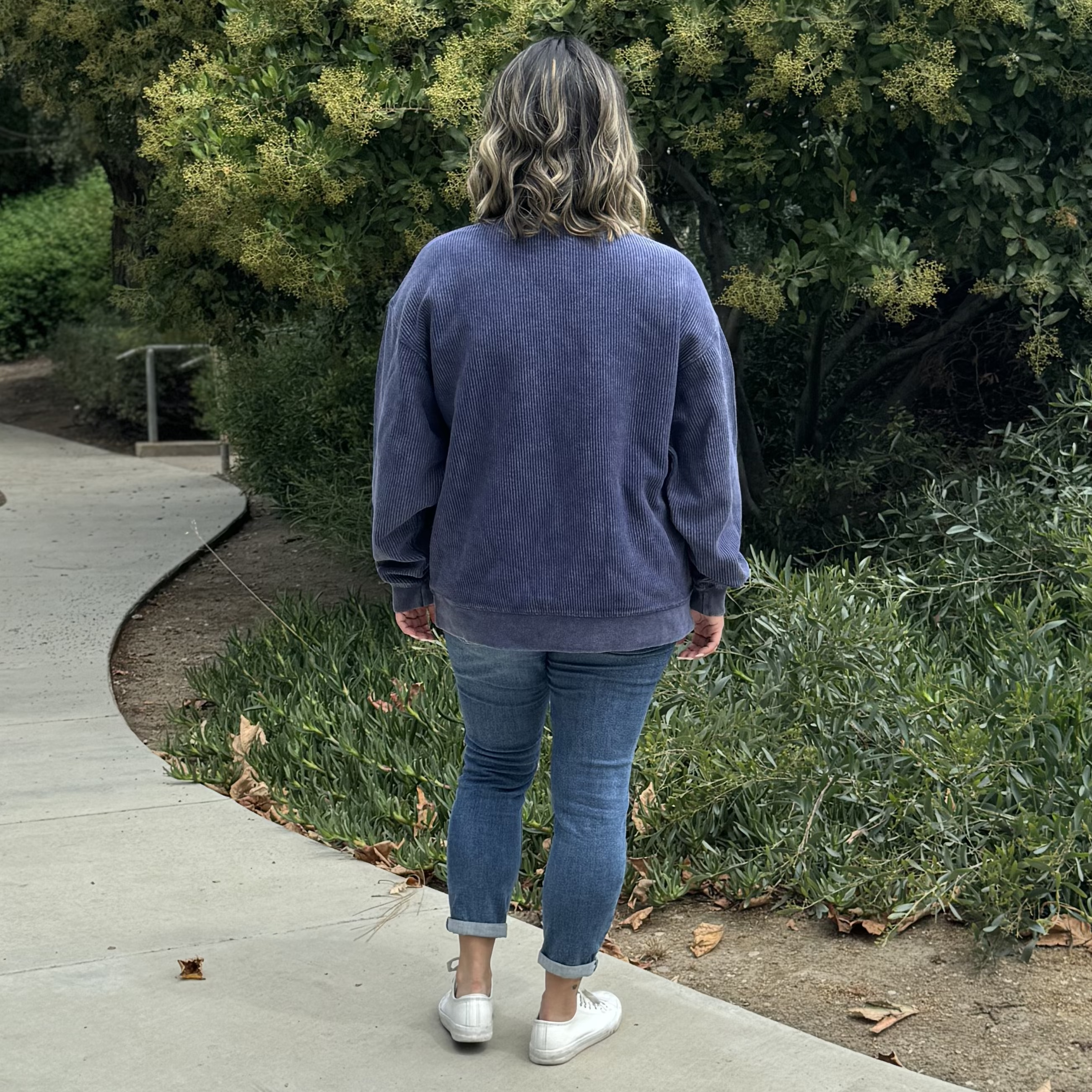 Faded CozyCord Crewneck