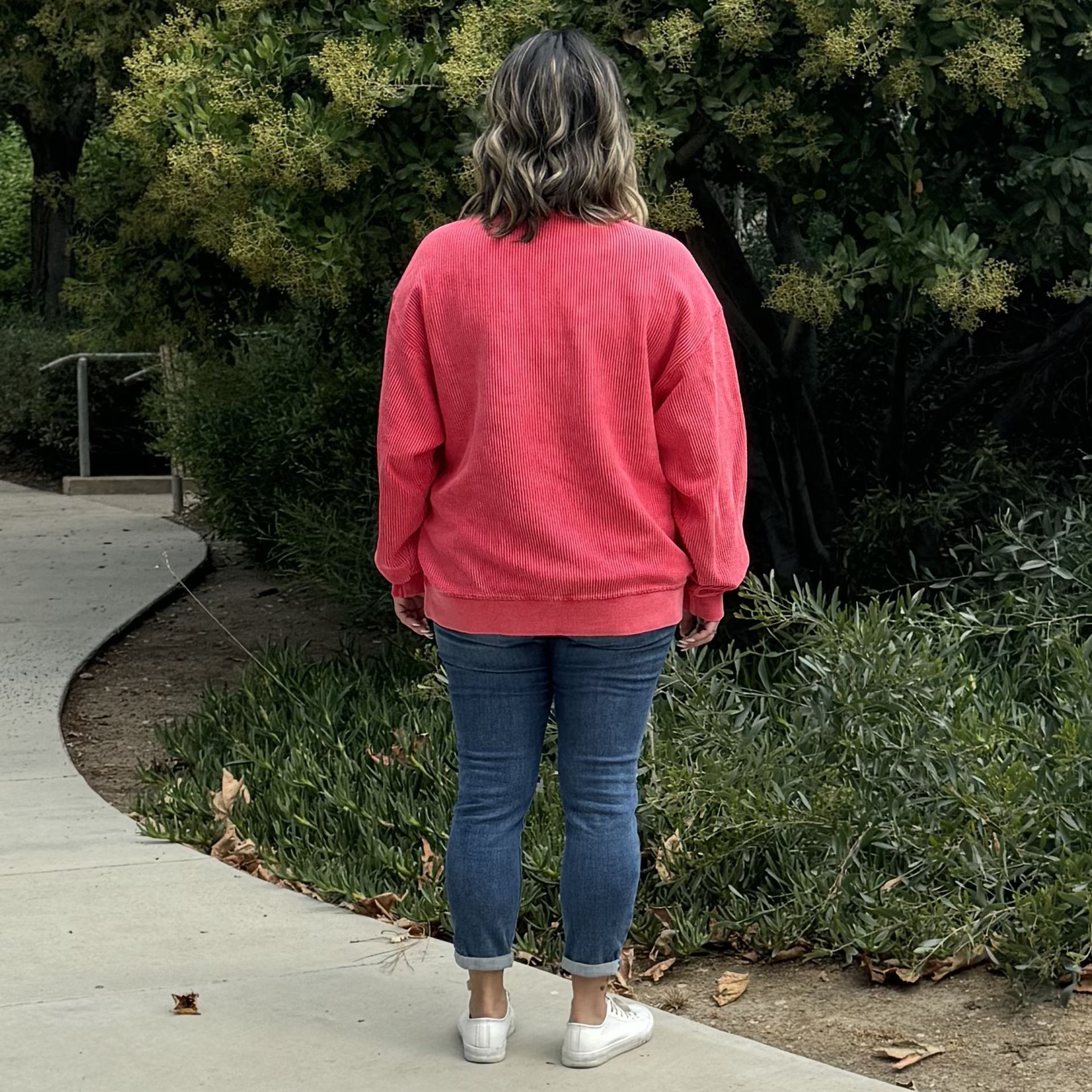 Faded CozyCord Crewneck